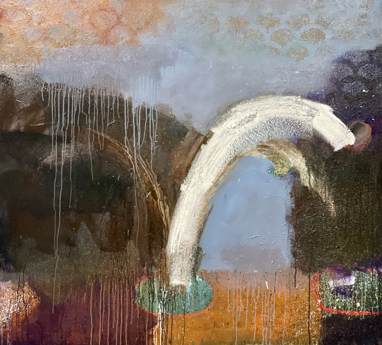 Rebound — 63×67in, Oil on Canvas