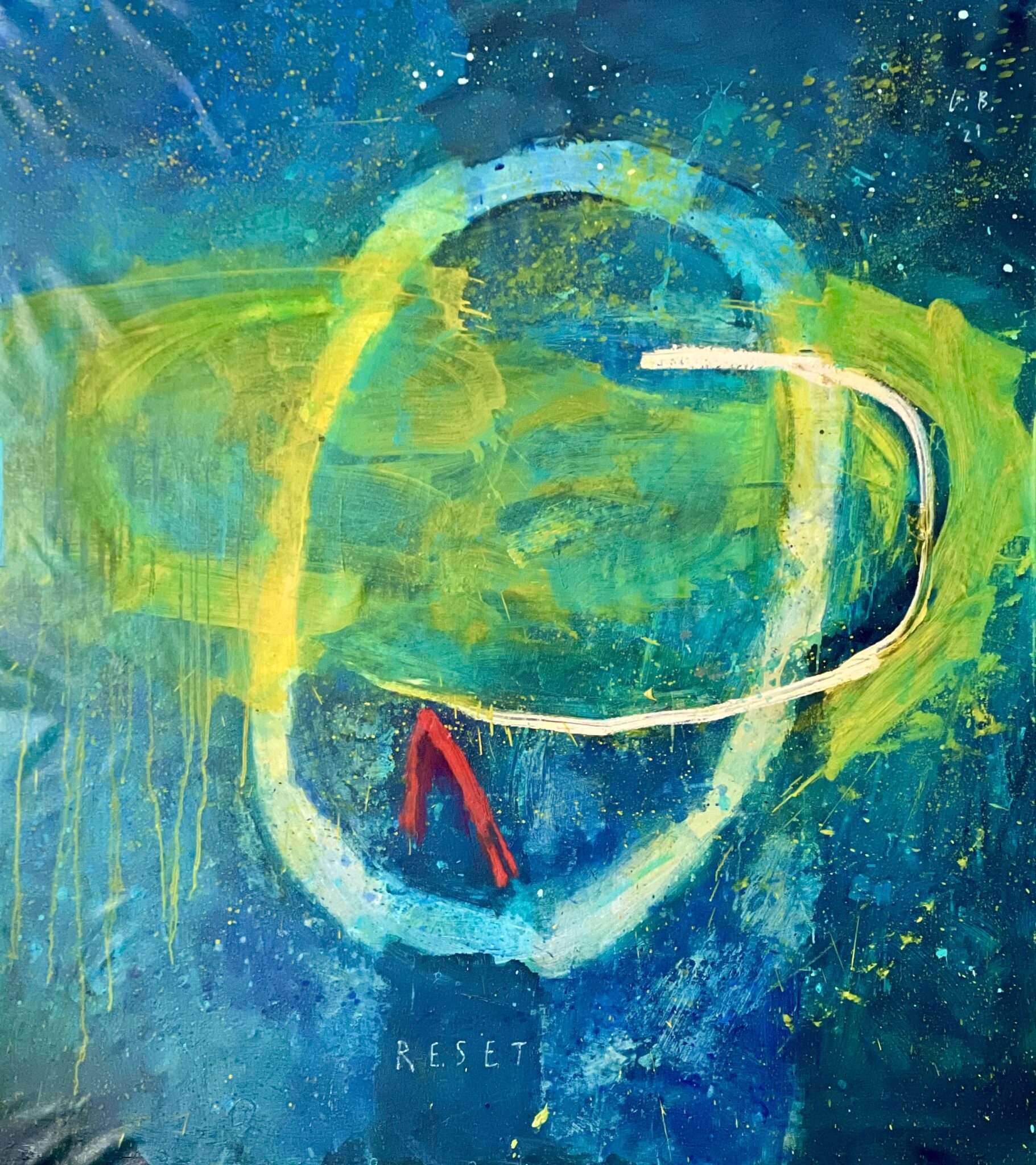Reset — 59×53in, Oil on Canvas