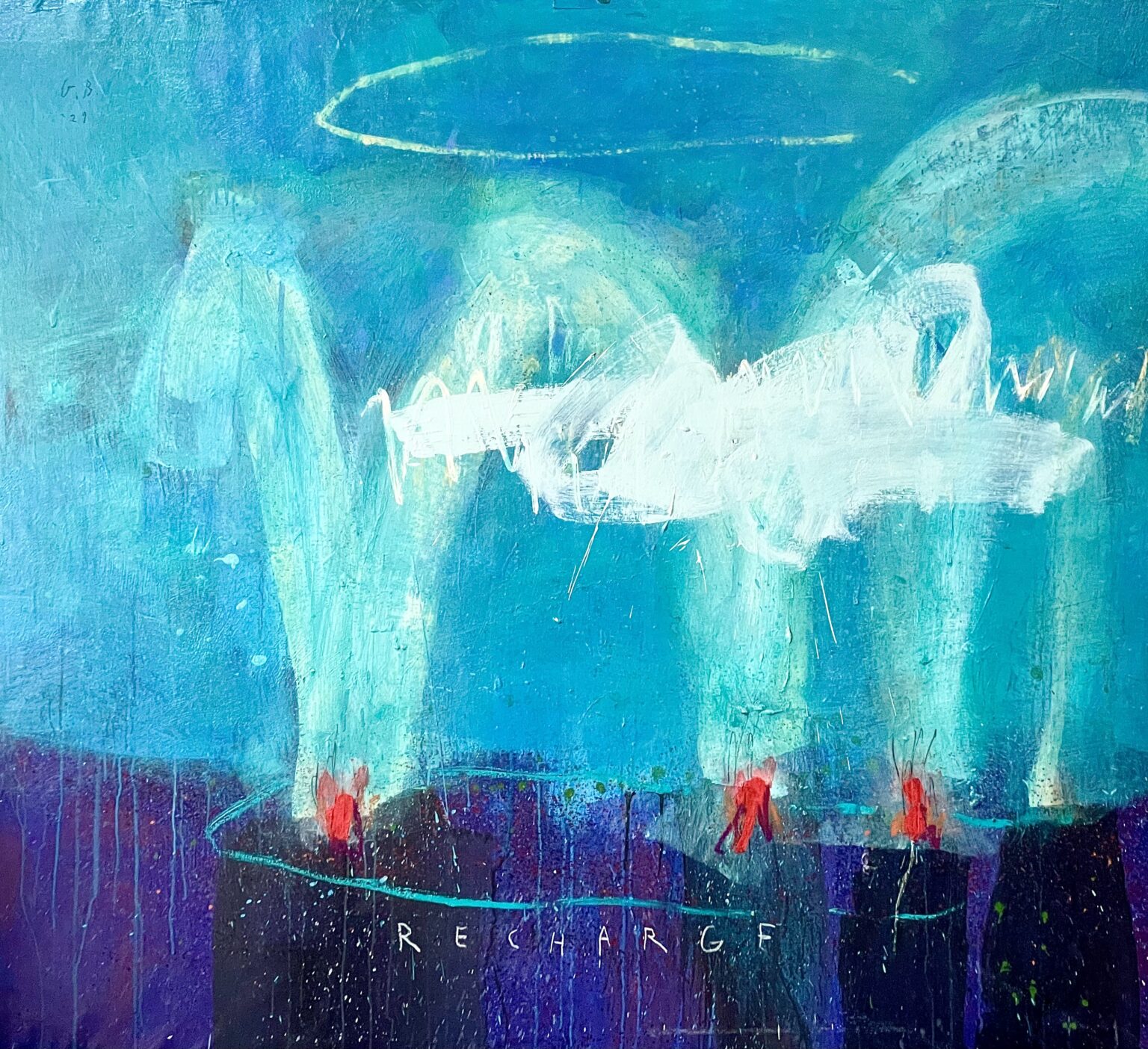 Recharge — 59×66in, Oil on Canvas